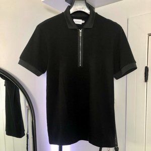 TOPMAN Slim Fit Zip Polo
